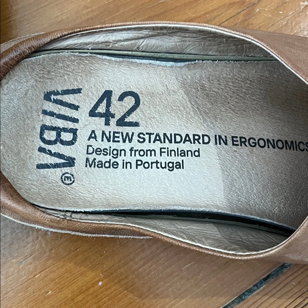 VIBA Brown Leather Men's Loafers - Picture 3 of 4